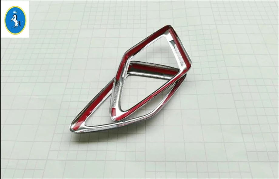 

Yimaautotrims Fit For Toyota Land Cruiser Prado FJ150 2014 - 2020 Chrome Front Triangle Pillar A Stereo Speaker Frame Cover Trim