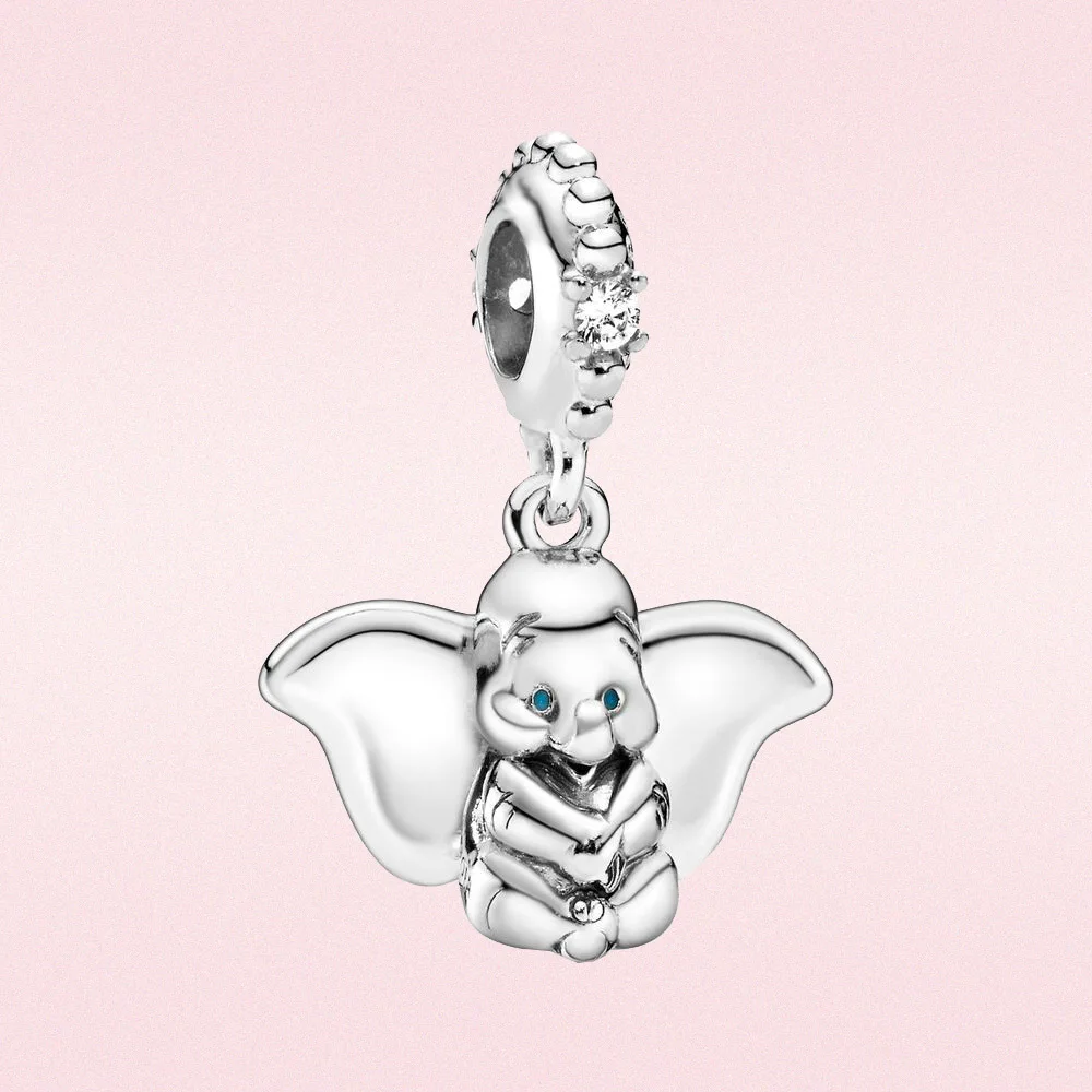 Женский браслет из серебра 925 пробы с подвеской-подвеской |