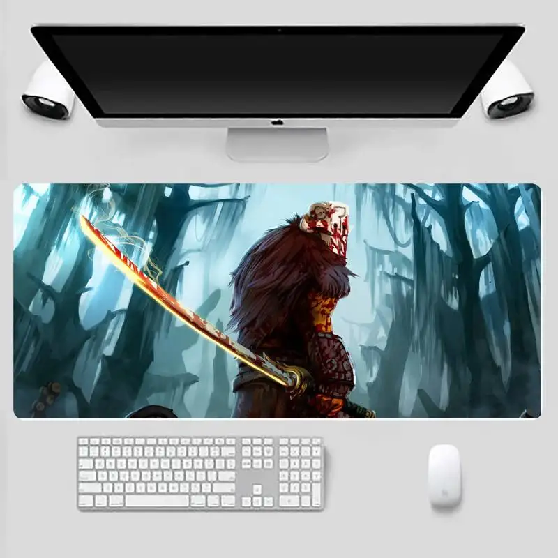 

DOTA game black Durable Rubber Mouse Mat Pad Desk Table Protect Game Office Work Mouse Mat pad X XL Non-slip Laptop Cushion
