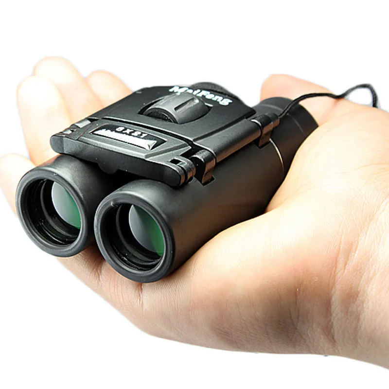 8x21 HD мощный бинокль 1000 м большой радиус действия складной мини-телескоп фотооптика для охоты спорта на открытом воздухе кемпинга путешеств...