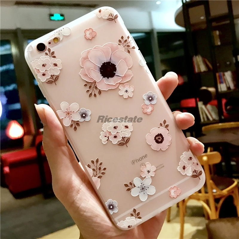 Ricestate Дейзи цветок чехол для iPhone 11 Pro X XR XS MAX iphone 6 6s 7 8 Plus SE 2020 матовая задняя крышка