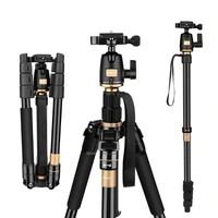 afaith qzsd q555 tripod for dslr camera ultra compact lightweight aluminum travel monopod with ball head quick release plate