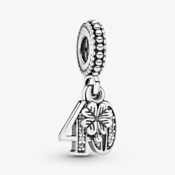 Очаровательный браслет Pandora, 925 пробы, серебряный, друг, королева, 21, 40, 50, 60, подвеска, Шарм из бисера, сделай сам, для изготовления ювелирных изделий, Berloque