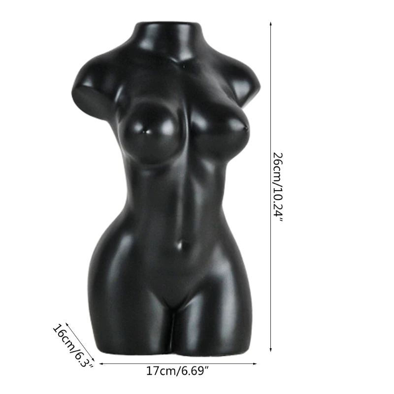 

Sexy Simulation Human Body Art Vase Ceramic Floral Flower Pot Desktop Decoration Handicraft