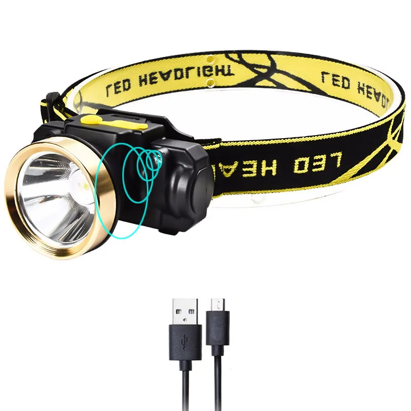 Option A Z409010 светодиодный перезаряжаемый мини-фонарь с датчиком фар, Головной фонарь для наружного кемпинга, фонарь с датчиком движения, налобный фонарь - Испускаемый цвет: Option A