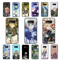 maiyaca violet evergarden phone case for samsung note 5 7 8 9 10 20 pro plus lite ultra a21 12 02