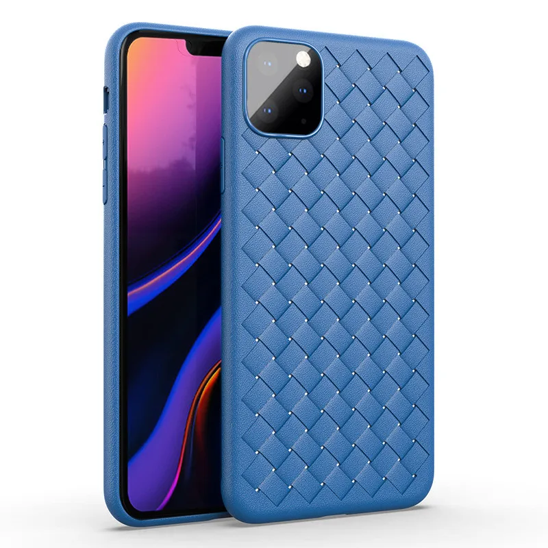 Тканый чехол для iPhone 11 Pro Max X XR 7 ультратонкий Силиконовый ТПУ дышащий сетчатый 8 6 6S