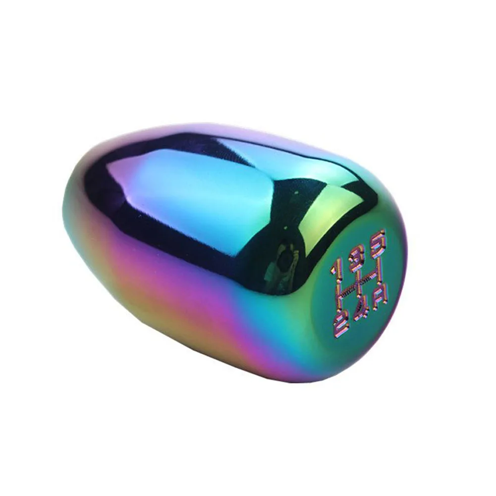 Ручка переключения передач Rainbow Chrome 5 скоростей M10 x 1 алюминиевый шарик для JDM Honda