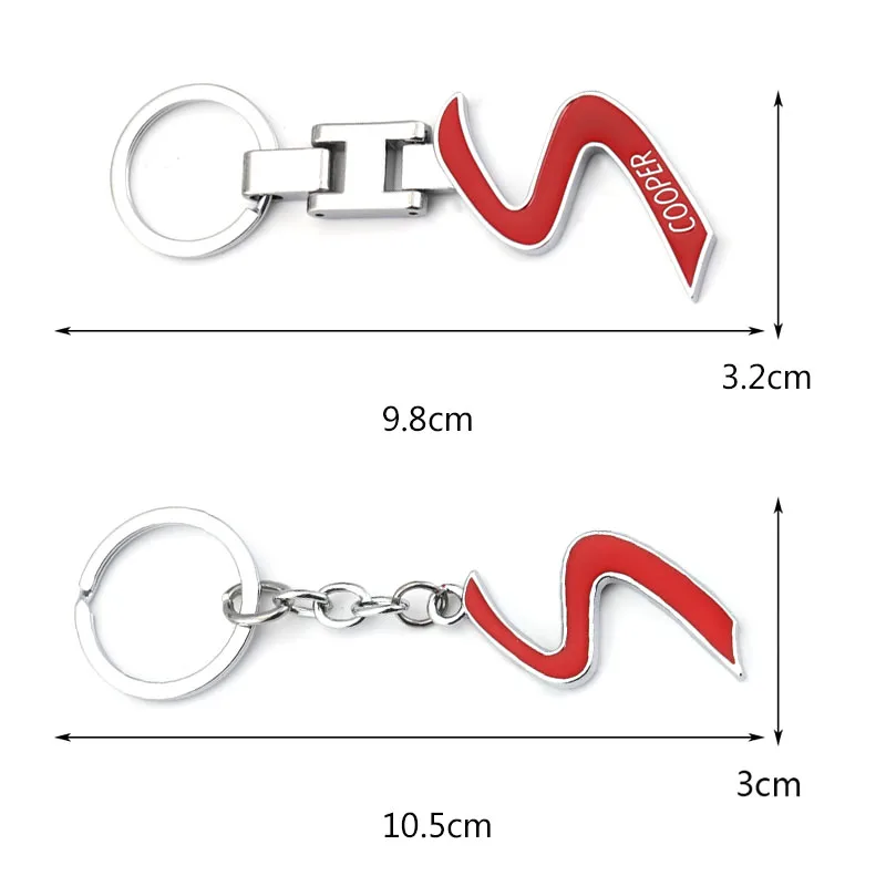 Автомобильный брелок с логотипом S для ключей BMW Mini Cooper One JCW Clubman Countryman Paceman R56 R55 R60