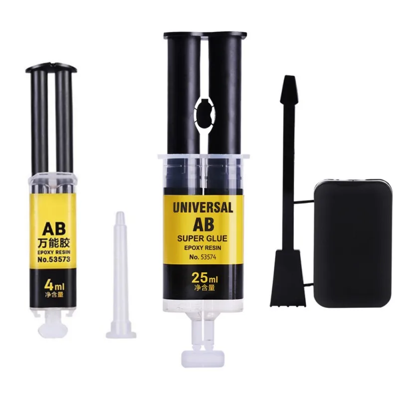 

4ML/25ML Universal AB Super Glue Epoxy Resin Liquid Strong Adhesive Household Repair Metal Ceramics Plastic Glass Rubber
