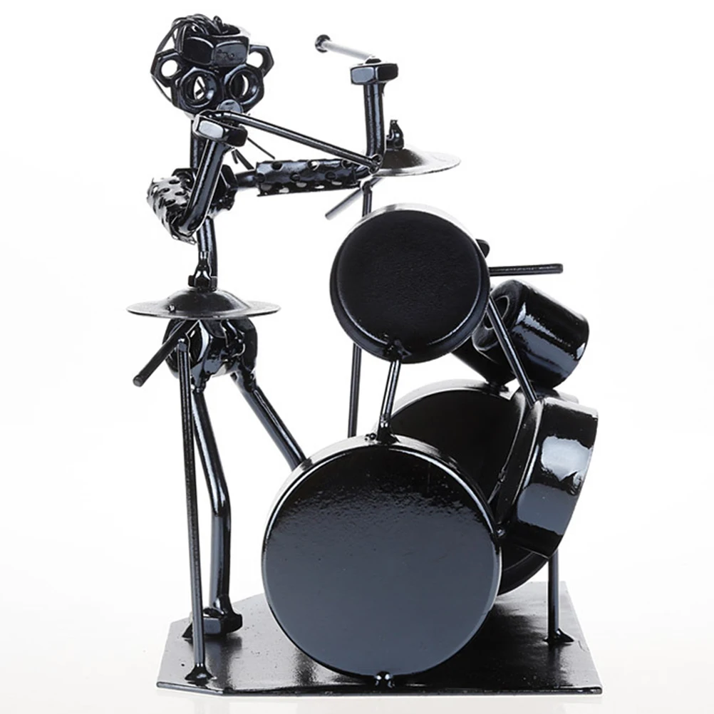 1pc Drum Model Creative Iron Decorative Durable Set for Home Shop Classroom Office | Дом и сад