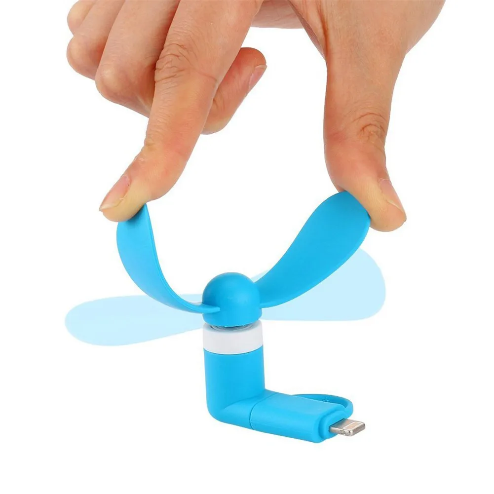 USB мини вентилятор 2 в 1 мобильный телефон гаджет воздушный летняя мельница для