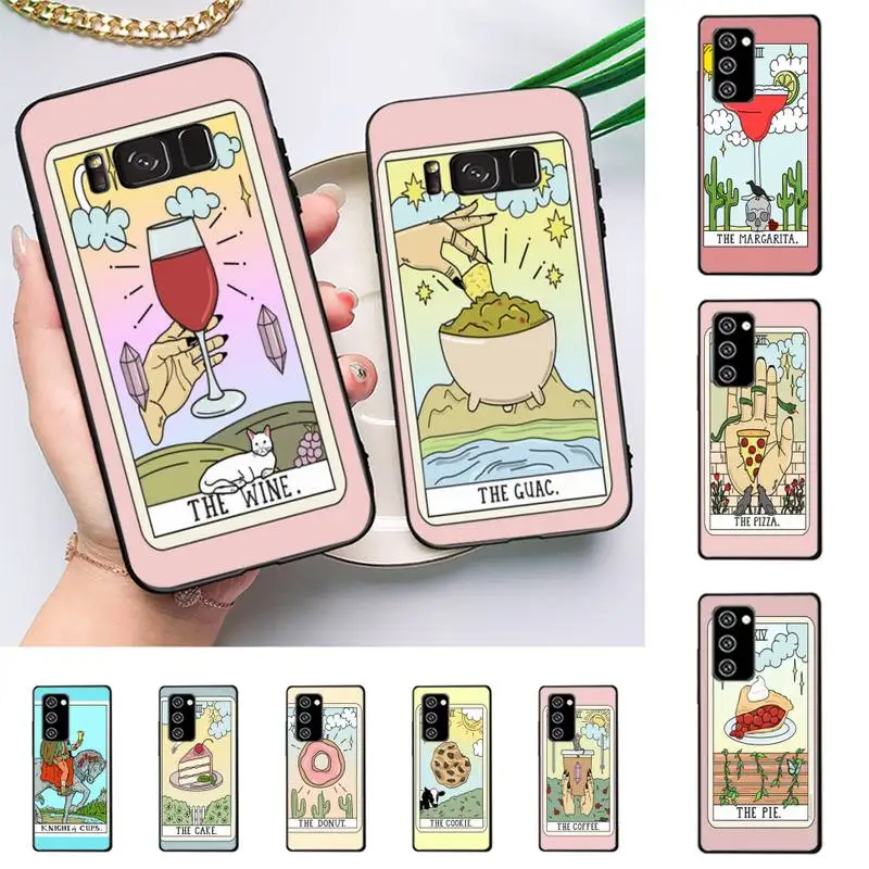 

INS Witches The Moon And Sun Tarot Mystery Totem Phone Case For Samsung Galaxy Note10Pro Note20ultra note20 note10lite M30S