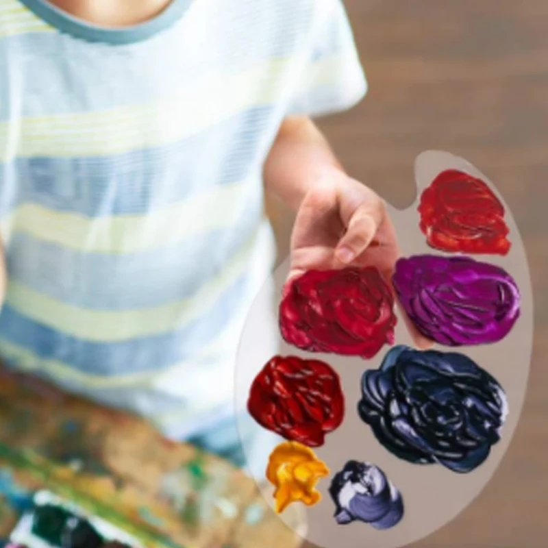 3 шт. акриловая Палитра для рисования прозрачная палитра рукоделия