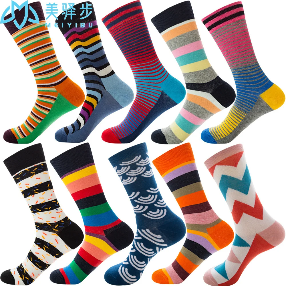 100 Pairs Fast Shipping Funny Socks Autumn Diamond Shape Fashion Socks Christmas Animal Fruit Socks Food Sock Wholesale
