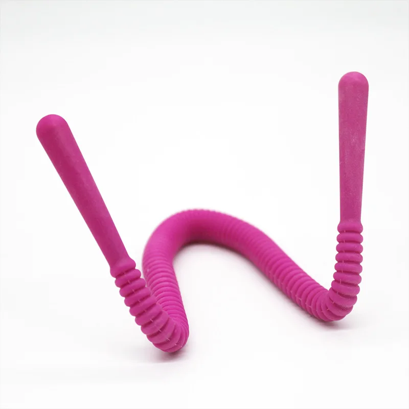 Bendable Silicone Labia Spreader Hands-Free Open Lip Holder Oral Enhancer Stimulate G-spot and P-spot Adult Sex Toys |