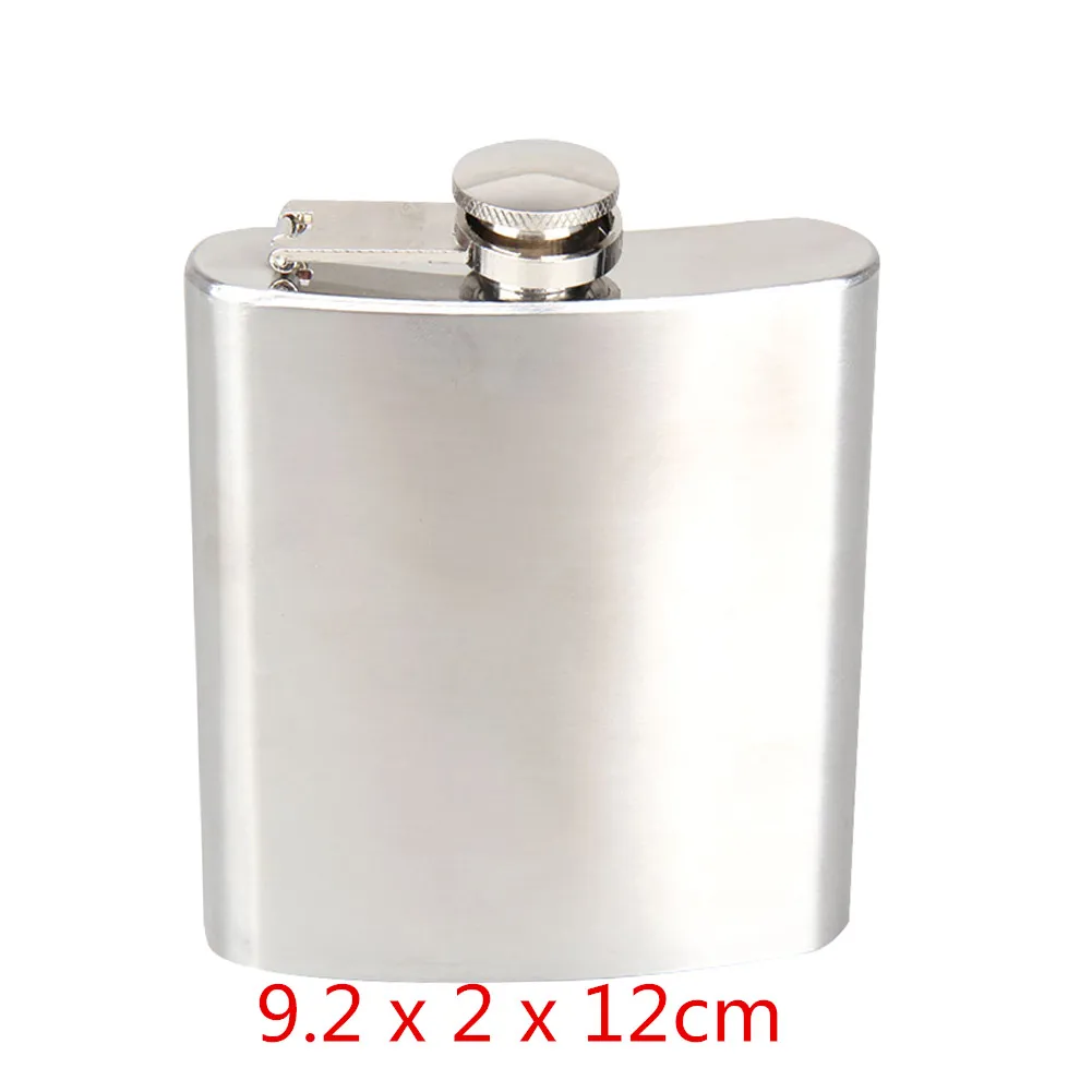 7 унций фляга из нержавеющей стали для алкогольных напитков виски Алкогольная