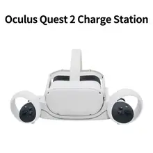 For Oculus Quest 2 VR Headset Magnetic Fast Charging Dock Holder Quick Charging Station Stand Set For Oculus Quest 2VR Accessory
