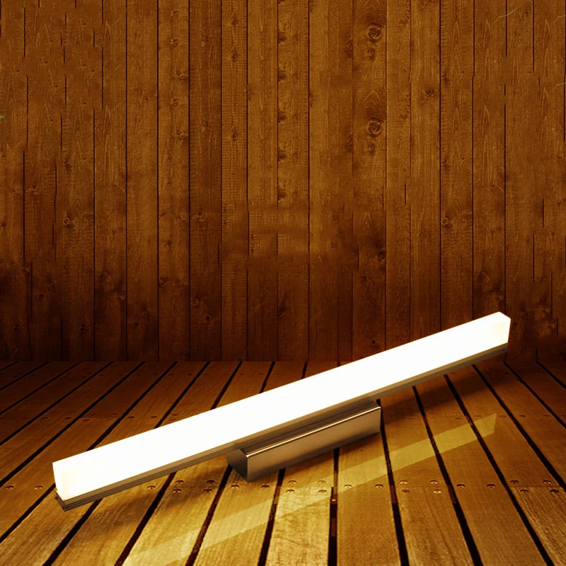 

12W Led Mirror Light Aacrylic Waterproof 500mm Bathroom Wall Lamp Modern AC90-260V Decorative Bra Foyer Bedroom Sconce Lighting