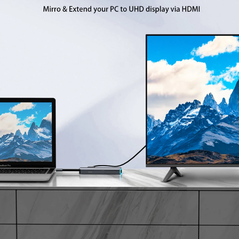 Usb type c 3 0 hub Мульти usb порт hdmi 4K кардридер Компьютерные аксессуары для MacBook Pro Huawei OTG