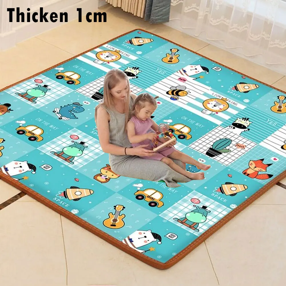 

Thickness 1cm Baby Play Mat Xpe Puzzle Children's Mat Thickened Tapete Infantil Baby Room Crawling Pad Folding Mat Baby Carpet