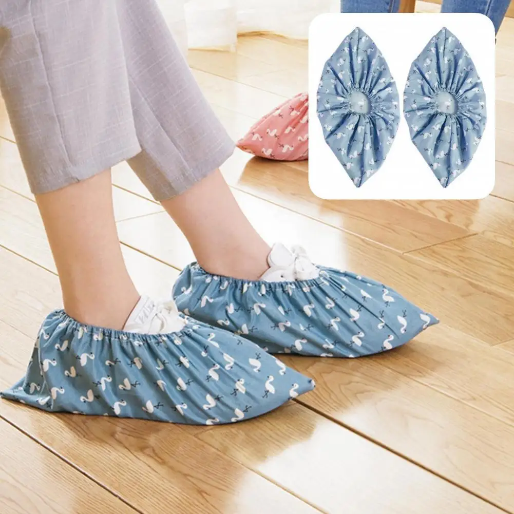 

Feet Cover High Elastic Band Useful Tear Resistant Rain-proof Universal Shoes Protector
