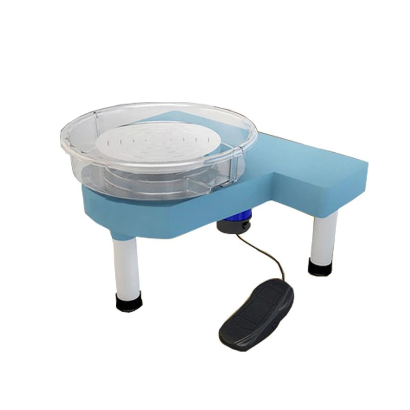 

380W LCD Electric Pottery Wheels Forming Machine with Removable Basin Ceramics Work Clay Craft Art School Teach Pottery