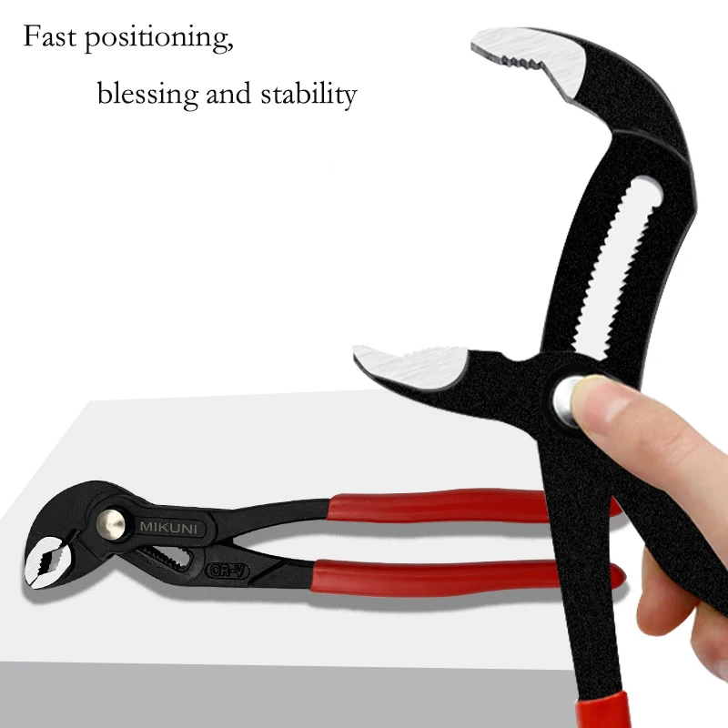 7inch Fast Water Pump Pliers Plumber Plumbing Combination Tools Universal Wrench Pipe Wrench Pliers Adjustable Water Pipe Pliers