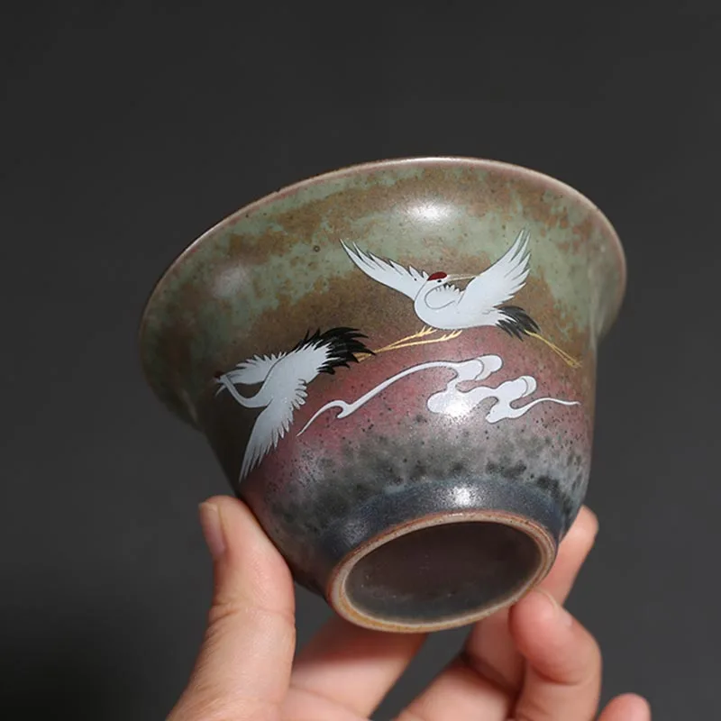 Чайная чашка с крышкой и блюдцем 140 мл|Пиалы для чая| |