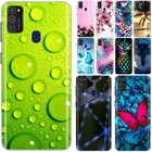 Чехол для Samsung M30S, силиконовый мягкий чехол из ТПУ для Samsung Galaxy M30s, чехол M30s M 30S, милый цветочный чехол, чехол-накладка