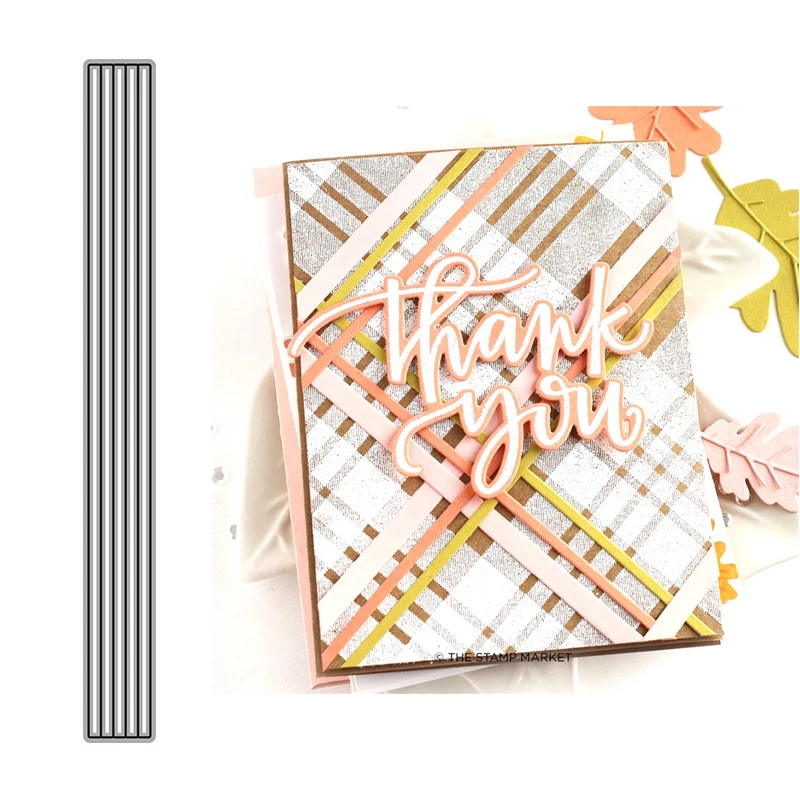

Small Rectangular Strip New Metal Cutting Dies for Scrapbooking Mold Cut Stencil Handmade Tools DIY Card Make Mould Model Craft