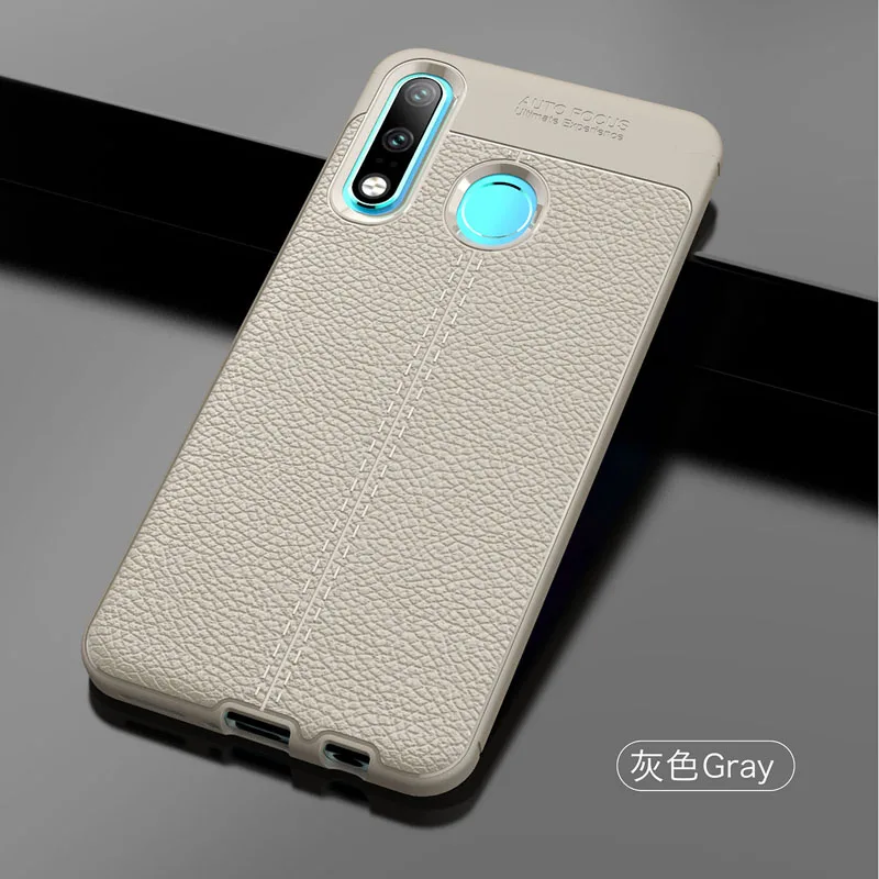 Матовый чехол для huawei P30 Lite, мягкий чехол для телефона huawei Honor 20 S, силиконовый бампер, чехол s MAR-LX1M MAR-LX1H MAR LX1M LX1H - Цвет: Gray