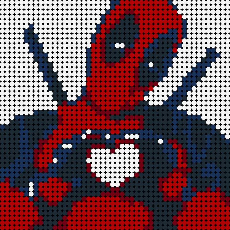 

Moc Mosaic Pixel Art Painting Building Blocks 2304 Pcs Bricks Creative Diy Toy Kids Children's Decoration Educational Toys Gifts