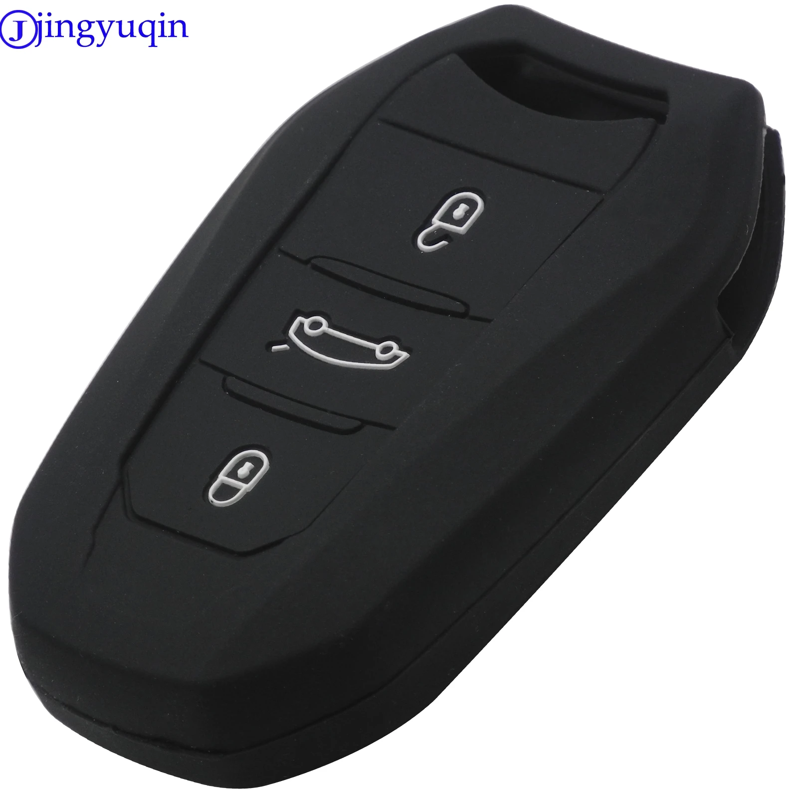 

Jingyuqin новая искусственная Силиконовая Защитная крышка для CITROEN C1 C2 C3 C4 C5 3 кнопки