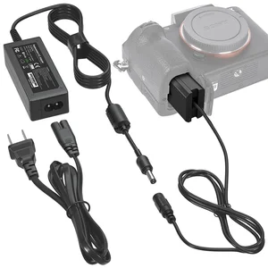ac pw20 np fw50 dummy battery ac power supply adapter dc coupler kit for sony alpha a5100 a6500 a6400 a6000 a55 a7rx10 cameras free global shipping