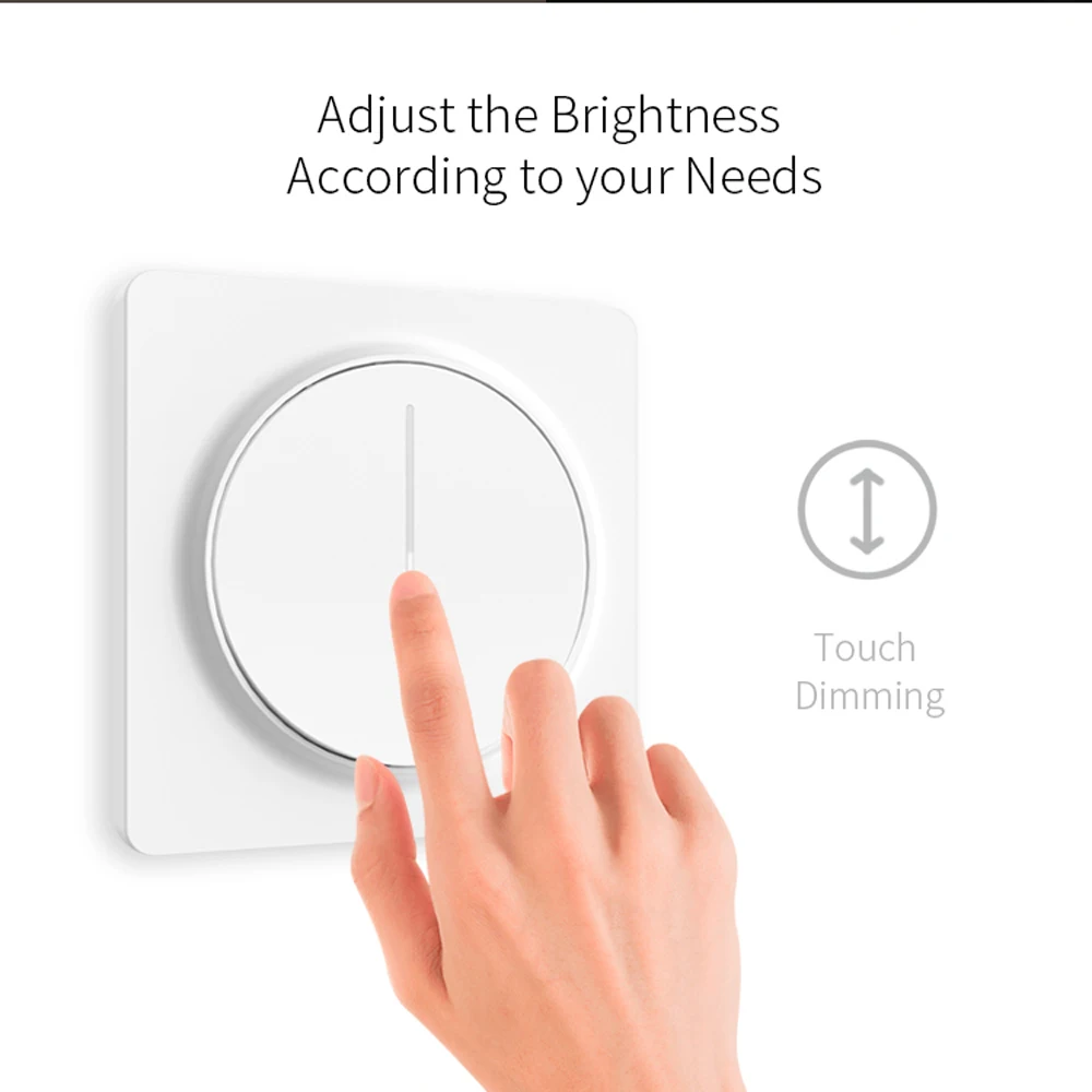 Умный диммер Zigbee для умного дома сенсорный светодиодный переключатель с