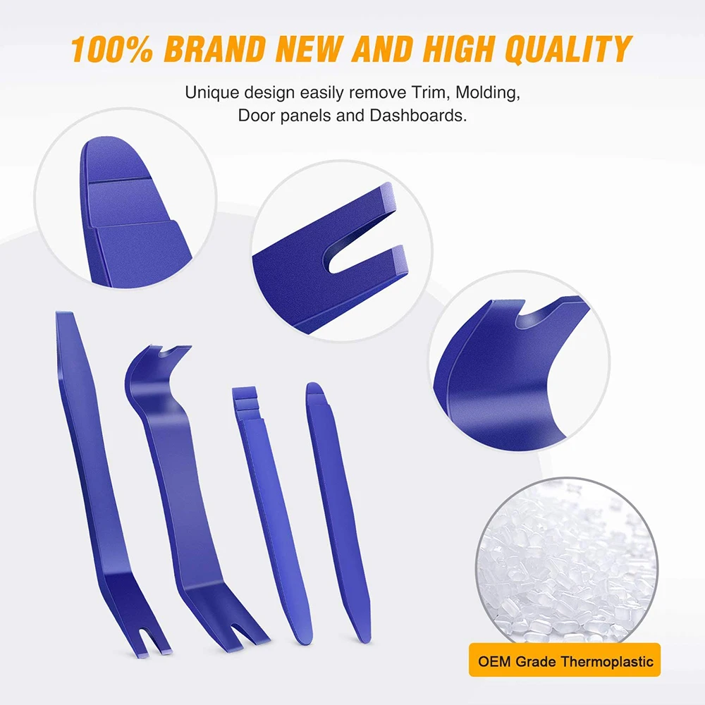 G60 Car Door Clip Panel Audio Video Dashboard Removal Kit Installer Prying Tool Navigation Disassembly Automobile Nail Puller |