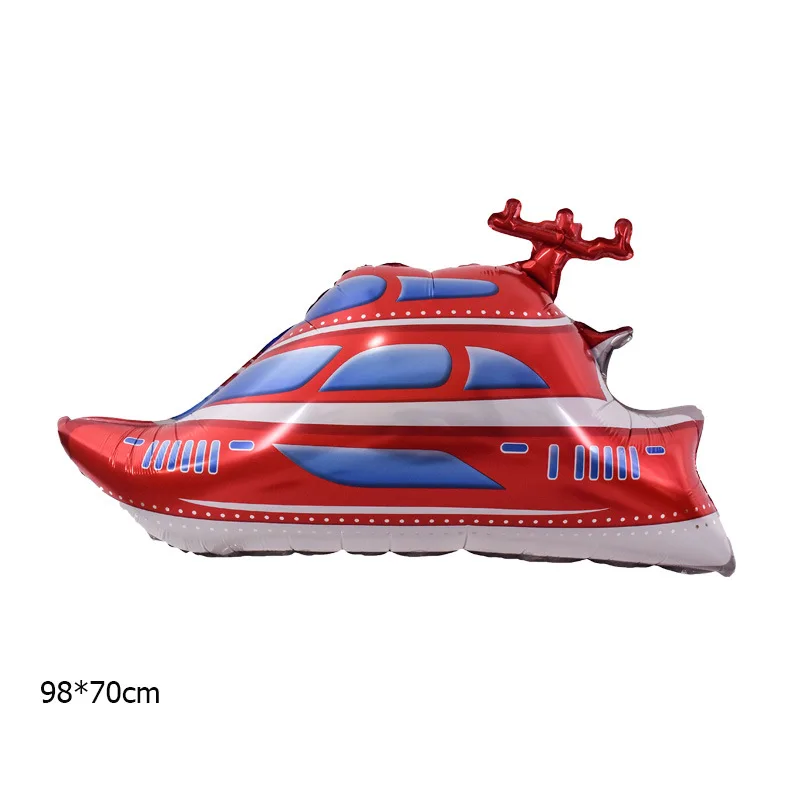 speed boat Самолет фольгированные шары самолет Globos воздушные шары на день рождения вечерние украшения Детские Надувные игрушки подарки на день детей - Цвет: speed boat