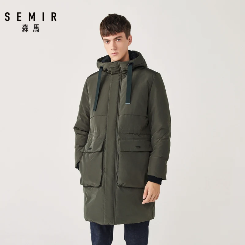 Куртка SEMIR Мужская Ультралегкая повседневный пуховик на утином пуху легкая