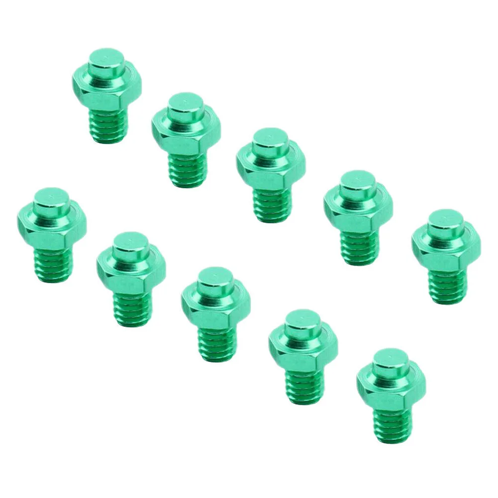 

10 Pcs Mtb Bike Pedal Anti-Slip Pedal Bolts Mountain Bike Pedal Screws Fixed Studs Aluminum Alloy M4 Bolts Cycling Parts