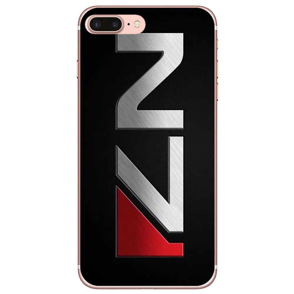 Для iPhone 10 11 12 13 Mini Pro 4S SE 5C 6 6S 7 8 X XR XS Plus Max 2020 корпус Mass Effect N7 Armour Logo Print - купить по