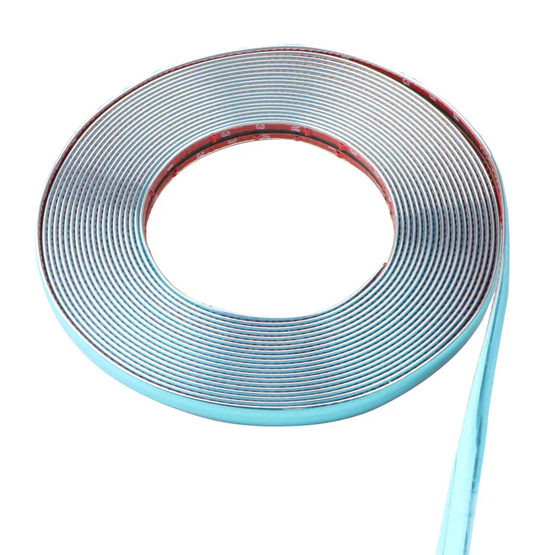 Автомобильная хромированная молдинговая отделка полоса защита кромок