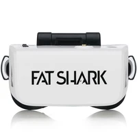 fatshark scout 4 inch 1136x640 ntscpal auto selecting display fpv video headset bulit in battery dvr