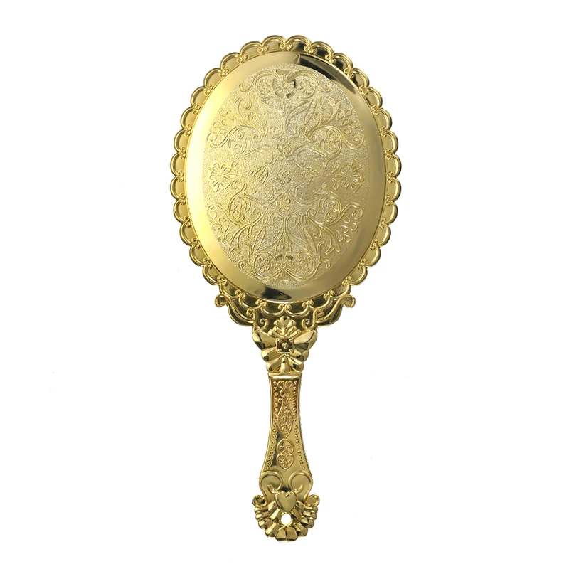 1 шт. портативное винтажное зеркало для макияжа Овальный Круглый косметики