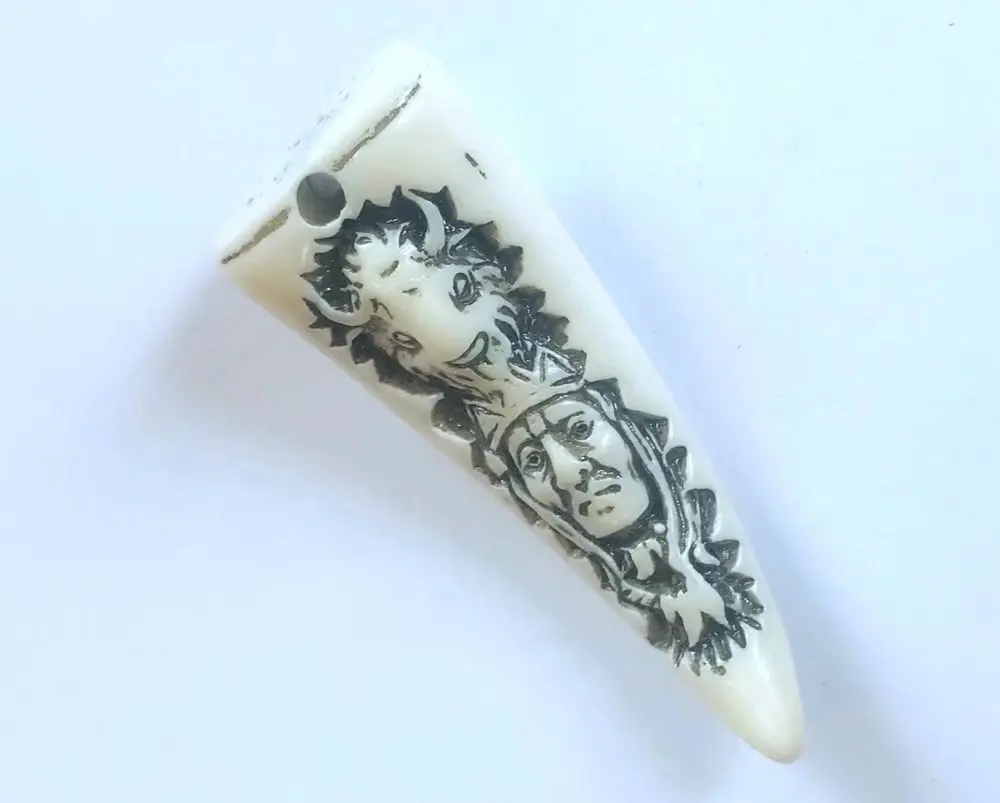 

12 шт., подвеска с изображением белого головы из смолы