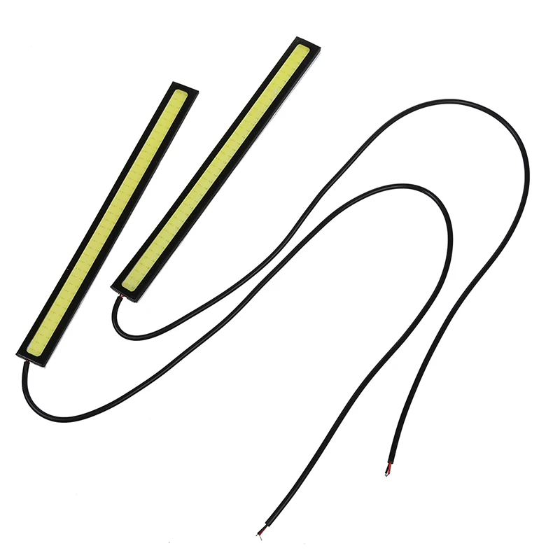 

2 x WATERPROOF LED 12V STRIP DAYTIME RUNNING LIGHT DRL CAR FOG DAY DRIVING LAMP