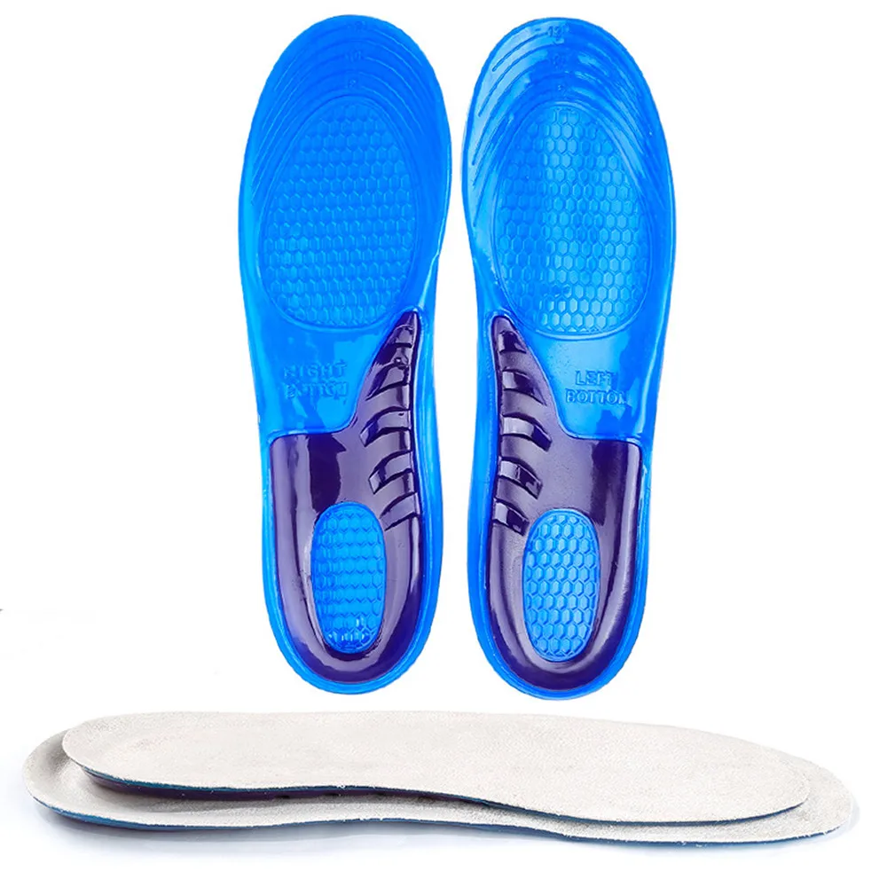 

Silicone Non-Slip Gel Soft Sport Shoe Insoles Massaging Insole