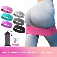 womens yoga resistance band butt lift cotton squat beautiful buttocks circle resistance band tension band suit indoor training