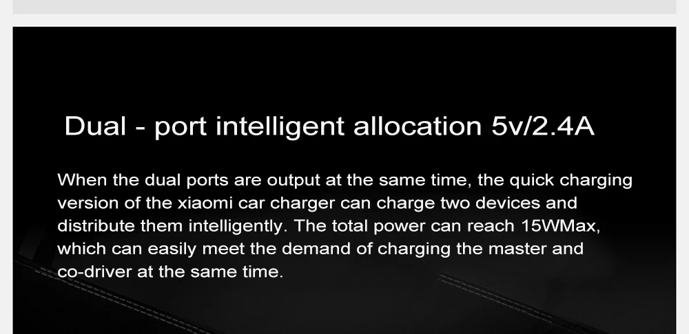 Xiaomi 18W Быстрое Автомобильное зарядное устройство Белый светодиодный сигнальный фонарь зарядное устройство для мобильного телефона Быстрая зарядка два выхода USB порта Быстрая зарядка автомобиля