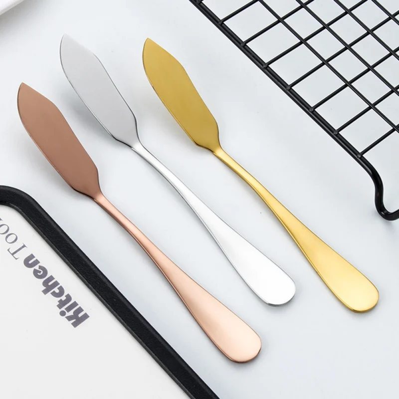 

1Pc Multifunction Cheese Knives Stainless Steel Butter Cutter Cheese Dessert Toast Jam Spreader Cream Cutter Utensil Cutlery #